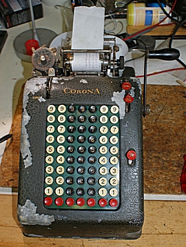 Corona printing calculator (~1930)