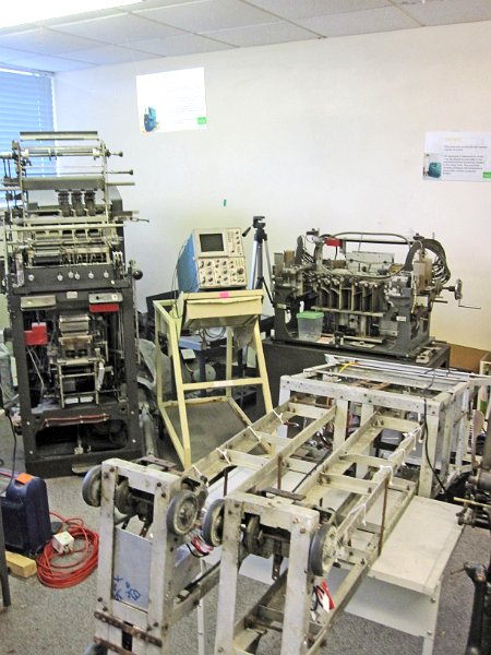 IMG_5043.JPG - A view on some machines used in handling punched cards.                               