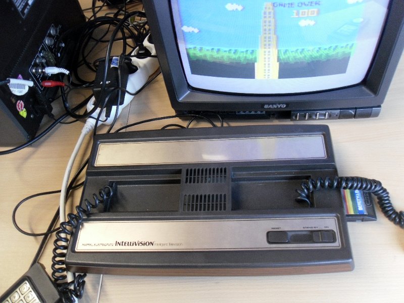 MATTEL_Intellivision_a.jpg - An INTELLIVION game console. probably from 1982. Made by Mattel.