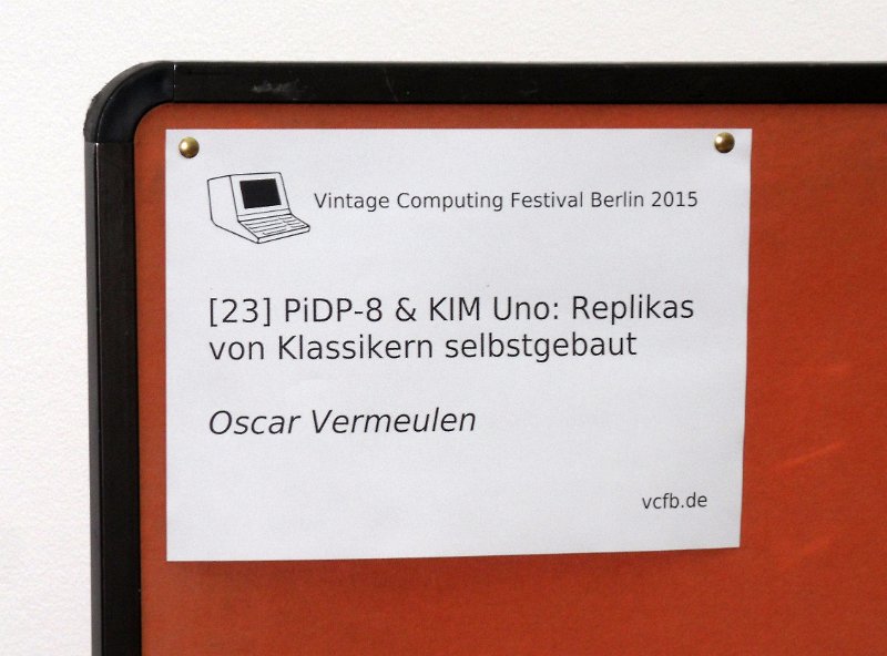 PiDP_8_kit_text.jpg - Oscar Vermeulen from the Netherlands sells a kit based on a Raspberry Pi to emulate a vintage PDP-8 computer. Look  here .
