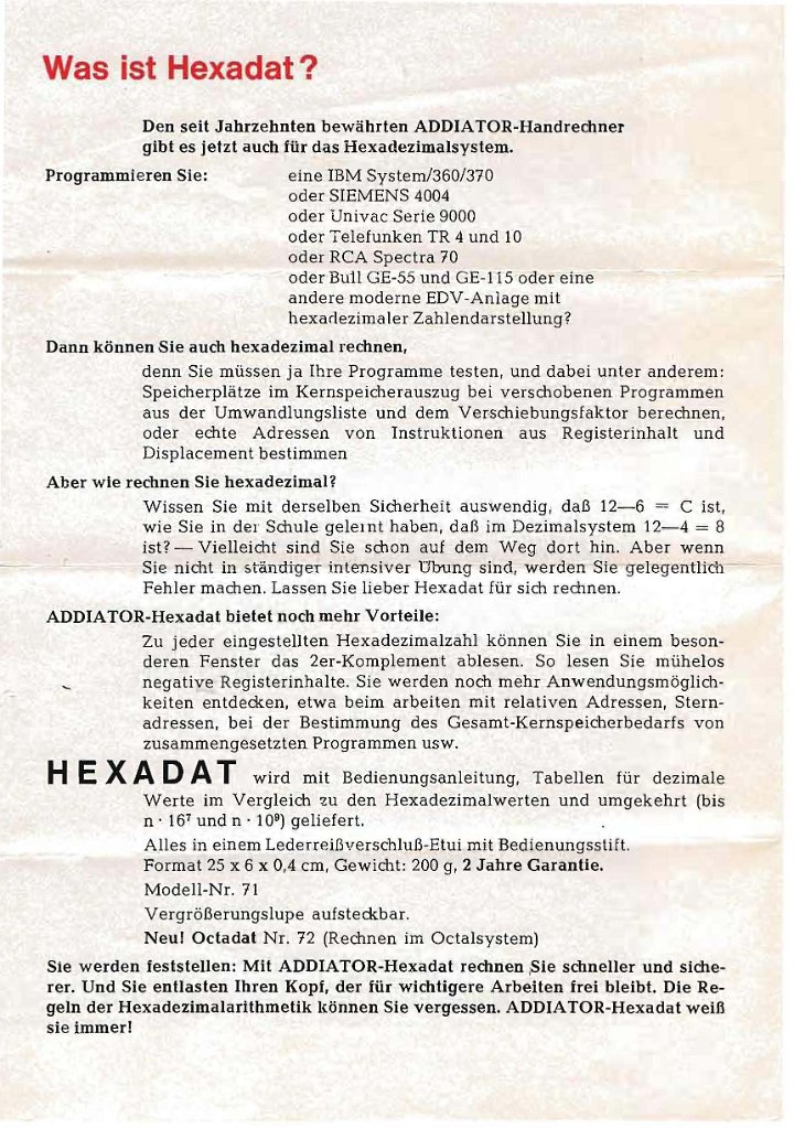 Addiator_Hexadat_infos_Page_7.jpg - Publicity for the Hexadat.