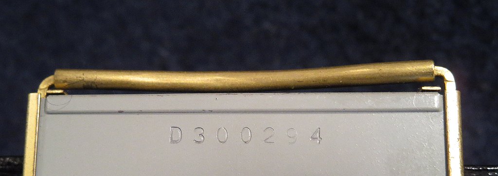 IMG_6821.JPG - Serial number and handle of the clearing movement. The year 1967 patent was Addiator's last.                            