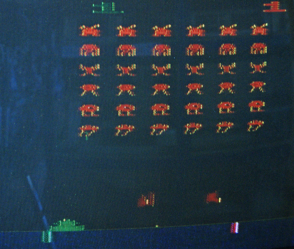 DSC03364.JPG - Close-up on the famous alien Space Invaders symbols. 