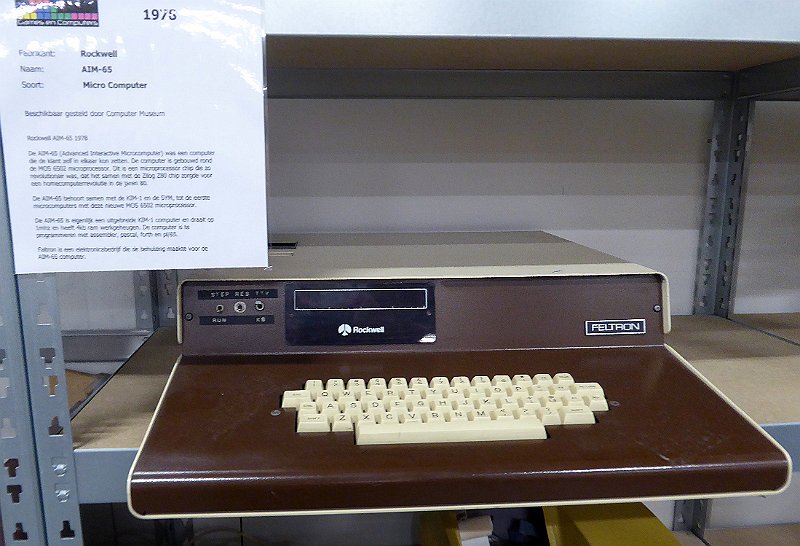 P1030516.JPG - A Rockwell AIM-65 development computer from 1975. Feltron was a German electronics distributor.