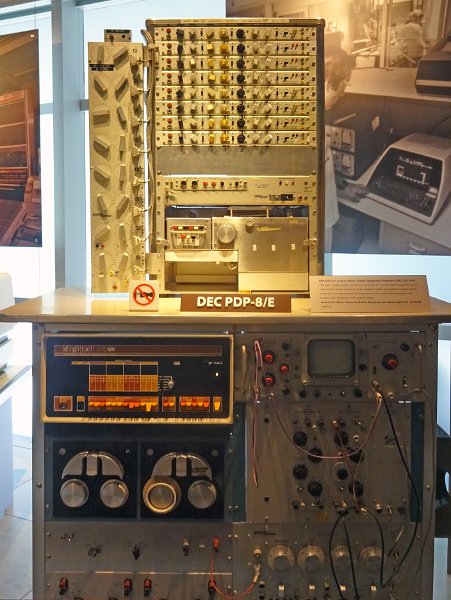 CHM060.JPG - A special version of the PDP-8 in use for brain surgery. See next slide.