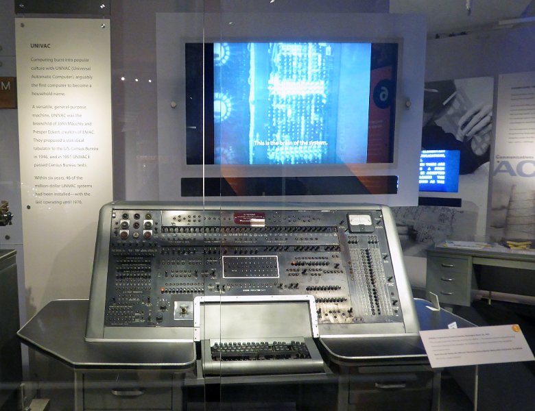CHM082.JPG - A Univac computer from ~1950.