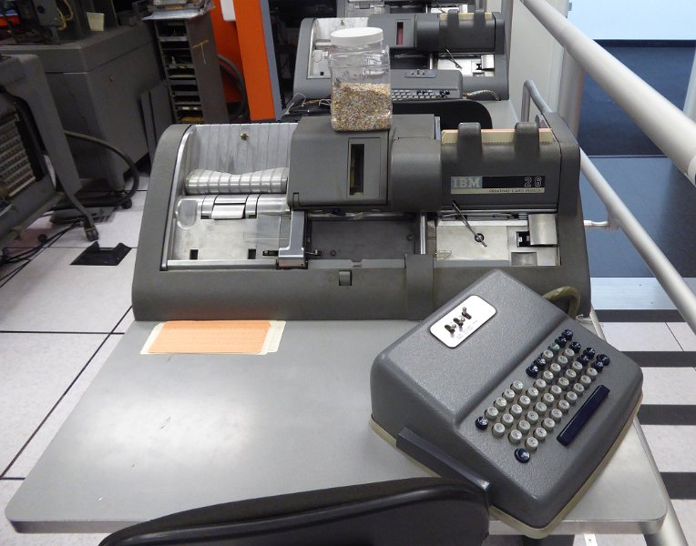 CHM122.JPG - Card puncher IBM 26. The computarium has a similar model (IBM 29).