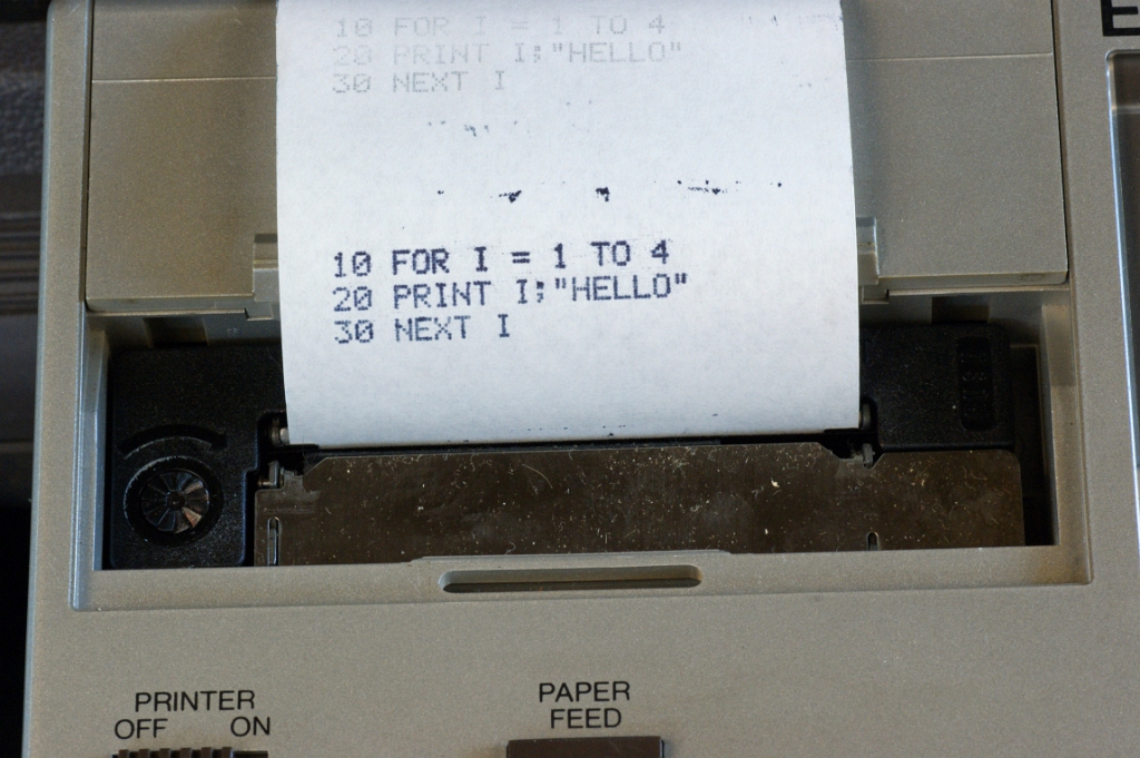 DSC03165.JPG - Close-up on the small needle printer.