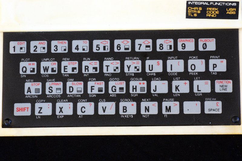 DSC02327.JPG - The typical Sinclair rubber membrane keyboard with its many and overwhelming features.