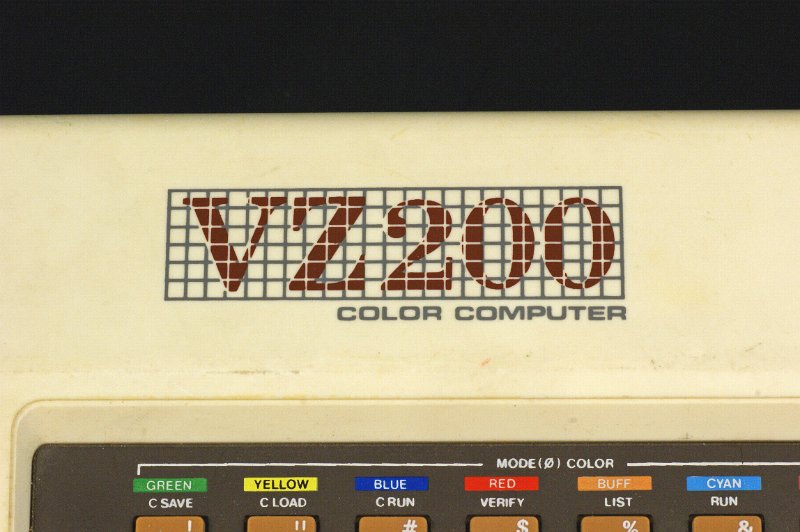 DSC02654.JPG - Logo of the Laser VZ200, built by VTech (Video Technology) in Hongkong and based on the Tandy TRS-80. Today Vtech is known mostly for it's kids laptops and other electronic toys.