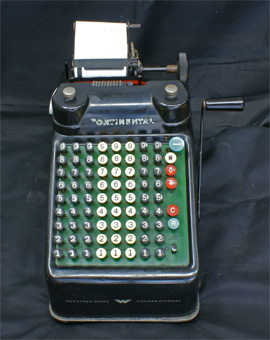 Continental S9 printing calculator