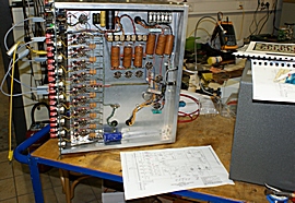 Heathkit EC-1 analog computer in repair